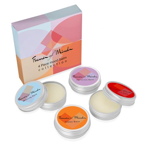 Custom Printed 4 Piece Mood Balm Collection