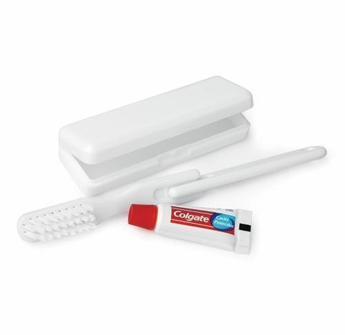 Boxed Travel Toothbrush Set (Colgate Toothpaste)