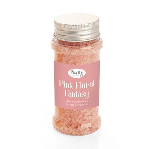 Pink Floral Fantasy Bath Salts, 120g