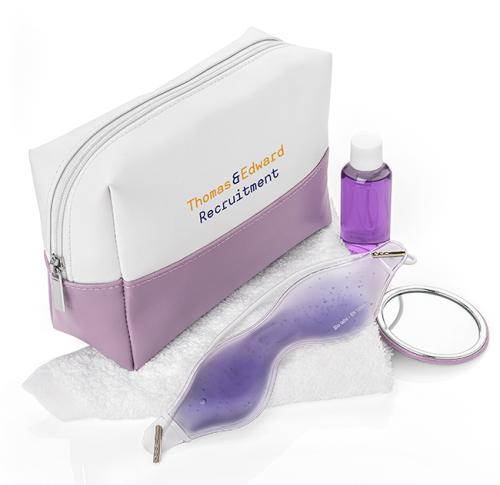 Wellbeing / Spa Set in a Purple / White Bag