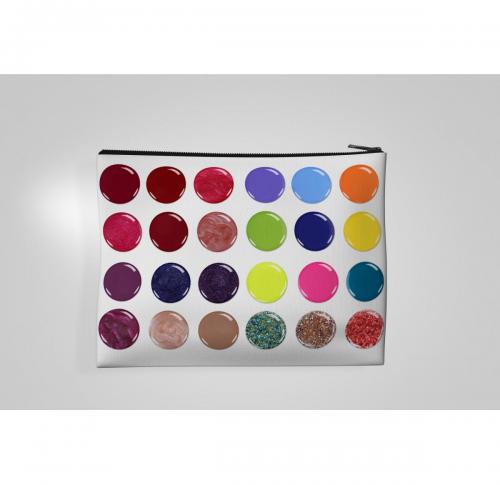 Medium Polyester Cosmetic & Toiletry Bags Full Colour Print 