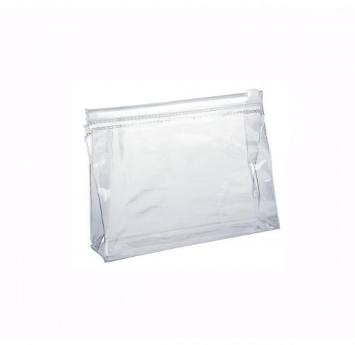 Customised Travel Clear Toiletries Cosmetic Bags - Slide Zipper EVA Bag 160 X 120 X 40mm