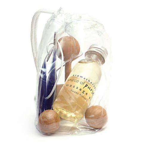 Wellbeing Massage Gift Set In A Drawstring Bag