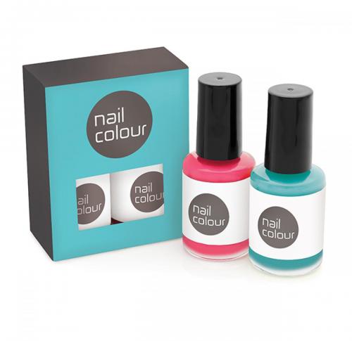 2pc Nail Polish Set in a Printed Box