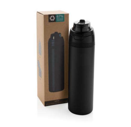 Omni Sip RCS Certified Re-steel Lockable Bottle 720ml Black