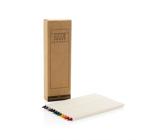 Micki GRS Infinity 12pc Coloring Pencil Set White Custom Logo