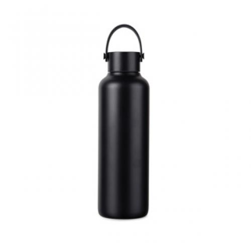 Branded VINGA Baltimore RCS Recycled SS Bottle 600 ML Black