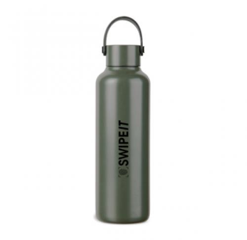 VINGA Baltimore RCS Recycled SS Bottle 600 ML - Green Green
