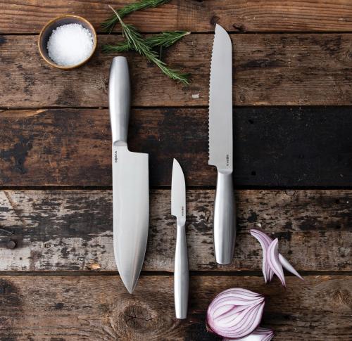 BOSKA Kitchen Knives Copenhagen, Set Of 3 Steel