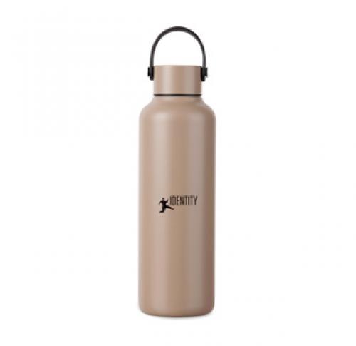 VINGA Baltimore RCS Recycled SS Bottle 600 ML - Greige Greige