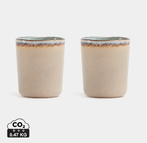 VINGA Nomimono Mug, 2 Pcs Set Beige