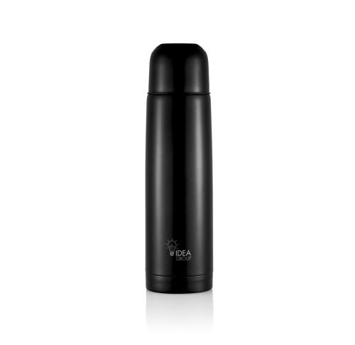 Custom Printed Stainless Steel Cofee Flasks 500ml Black