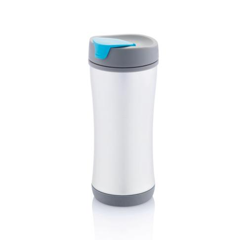 Printed Leakproof Insulated Eco Mug 225ml - Blue Boom