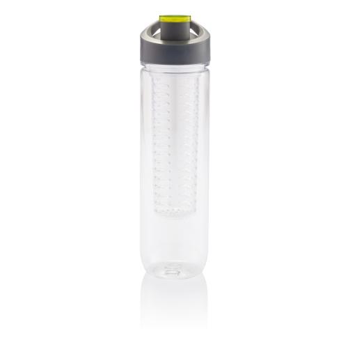 Promotional Water Bottles With Fruit Infuser 800ml - Green
