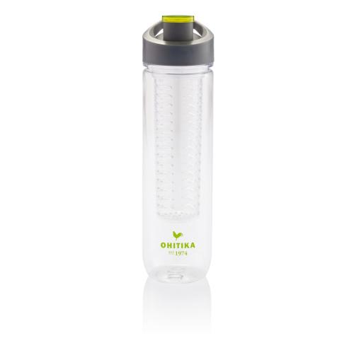Promotional Water Bottles With Fruit Infuser 800ml - Green