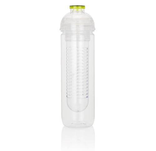 Custom Water Bottles With Fruit Infuser 500ml Green