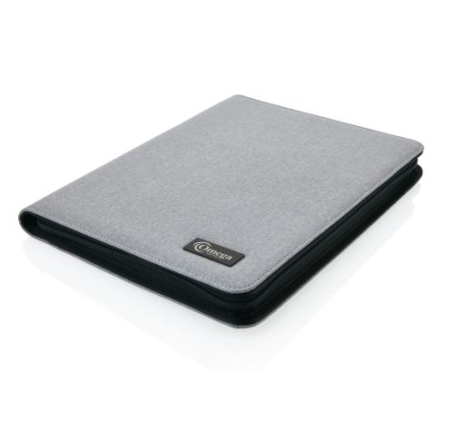 Deluxe tech portfolio with zipper