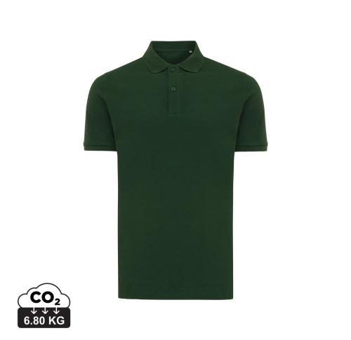 Iqoniq Yosemite recycled cotton pique polo - Forest Green forest green