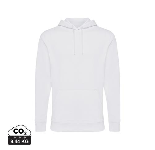 Iqoniq Jasper recycled cotton hoodie - White recycled white