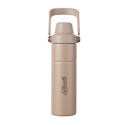 VINGA Baltimore trek RCS recycled SS bottle 600 ML greige