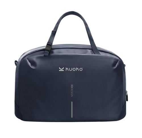 Branded Urban Water Resistant Weekend Bag navy, grey