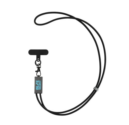 Terra RCS recycled PET phone cord with 60W dual charge cable grey, black