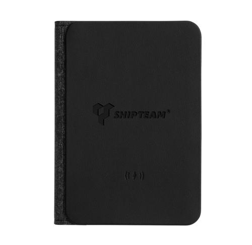 Branded Trackmate RCS rpolyester passport holder worldwide locating black