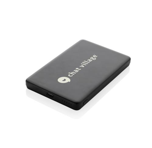 Orion RCS recycled aluminum 5000 mah 5W magnetic powerbank black