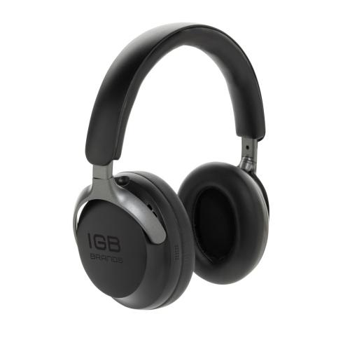 Soundpro RCS recycled plastic ANC headphone black