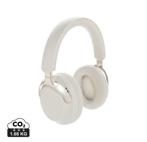 Soundpro RCS recycled plastic ANC headphone white