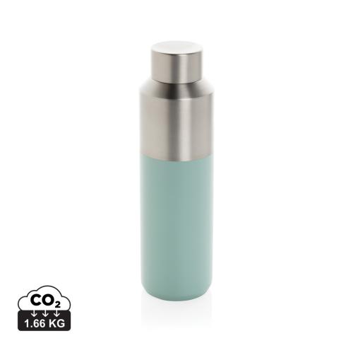 Fluid RCS certified recycled steel water bottle 600ml green