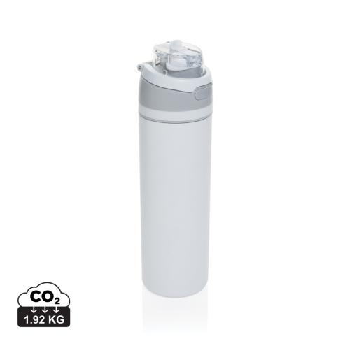 Omni Sip RCS certified re-steel lockable bottle 720ml white