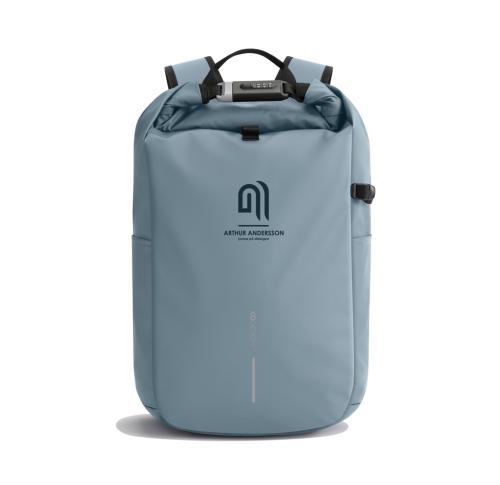 Urban Water Resistant Anti-theft Backpack blue, black