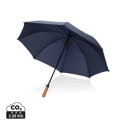 Tony  Aware™ RPET 30 inch acacia auto open umbrella navy