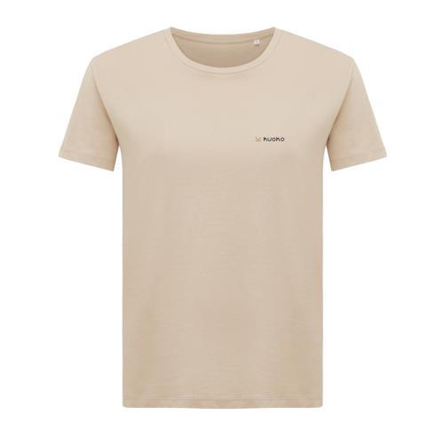 Iqoniq Yala women lightweight recycled cotton t-shirt desert