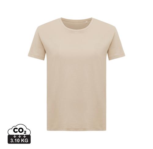 Iqoniq Yala women lightweight recycled cotton t-shirt desert