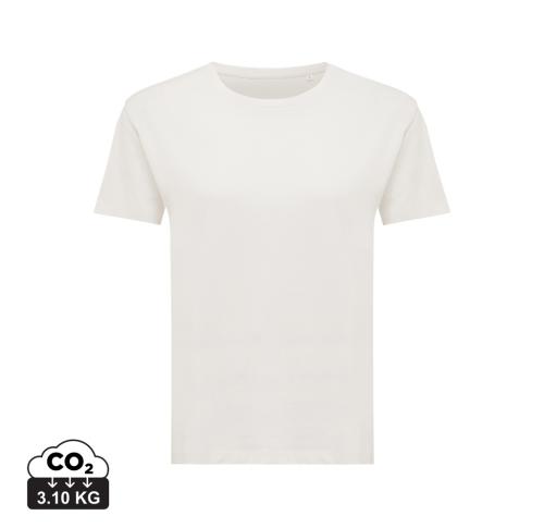 Iqoniq Yala women lightweight recycled cotton t-shirt ivory white