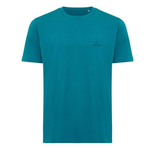 Iqoniq Sierra lightweight recycled cotton t-shirt verdigris