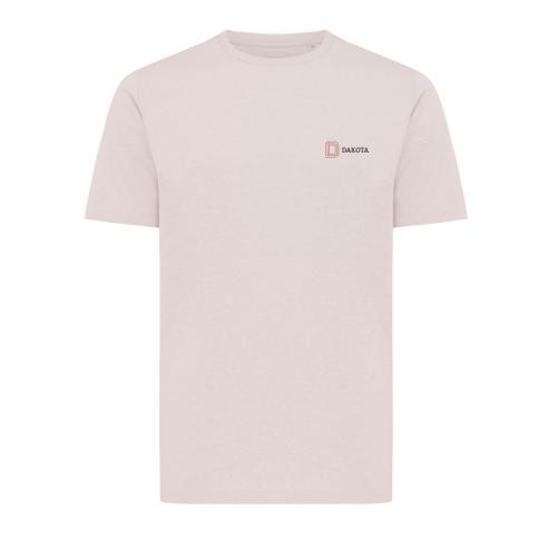 Branded Iqoniq Sierra lightweight recycled cotton t-shirt cloud pink