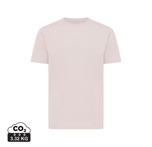 Branded Iqoniq Sierra lightweight recycled cotton t-shirt cloud pink