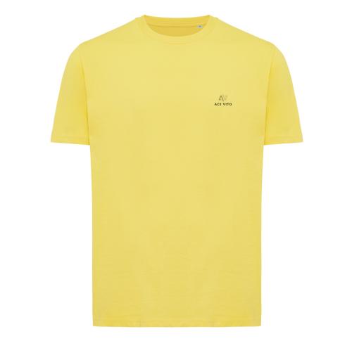 Iqoniq Sierra lightweight recycled cotton t-shirt yellow