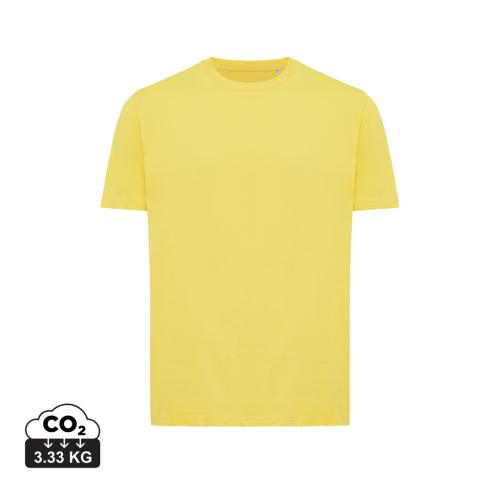 Iqoniq Sierra lightweight recycled cotton t-shirt yellow