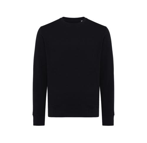 Iqoniq Etosha lightweight recycled cotton crew neck black Customised Logo