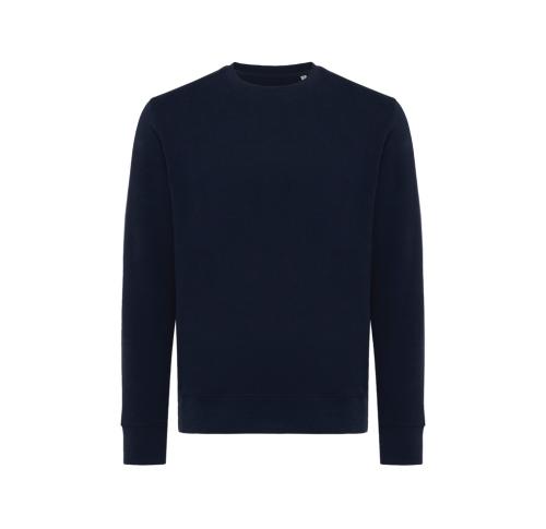 Iqoniq Etosha lightweight recycled cotton crew neck navy