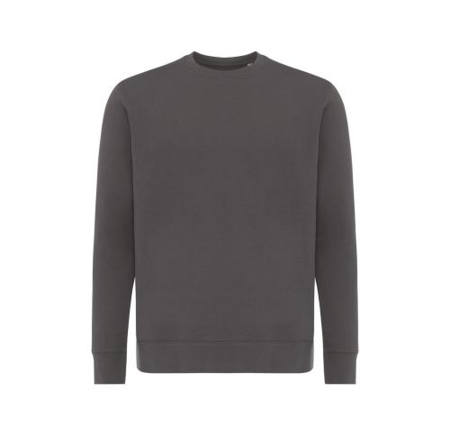 Iqoniq Etosha lightweight recycled cotton crew neck anthracite