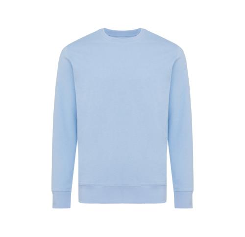 Iqoniq Etosha lightweight recycled cotton crew neck sky blue