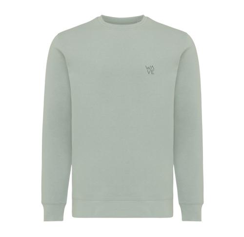 Iqoniq Etosha lightweight recycled cotton crew neck iceberg green