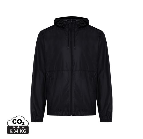 Branded Iqoniq Logan recycled polyester lightweight jacket black