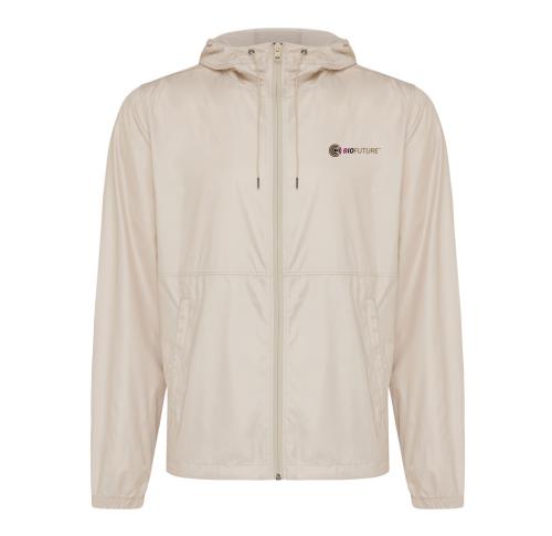 Iqoniq Logan recycled polyester lightweight jacket beige