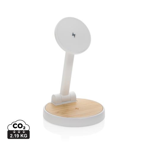 Ontario RCS rplastic 15W magnetic charging 2 in 1 stand white